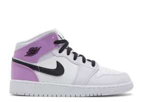 Nike Air Jordan 1 Mid Girls' Barely Grape DQ8423 501