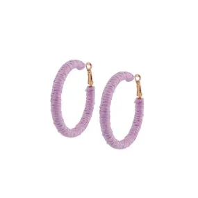 Raffia Hoop Earrings in Sydney